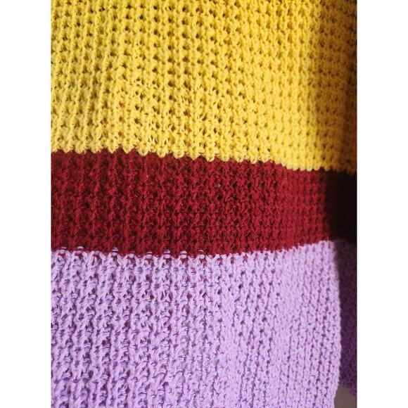 EcoWish Women's Knit Colorful Pullover Sweater S - Picture 5 of 7